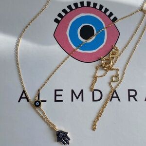 Alemdara Altan Hand of Hamsa Necklace
